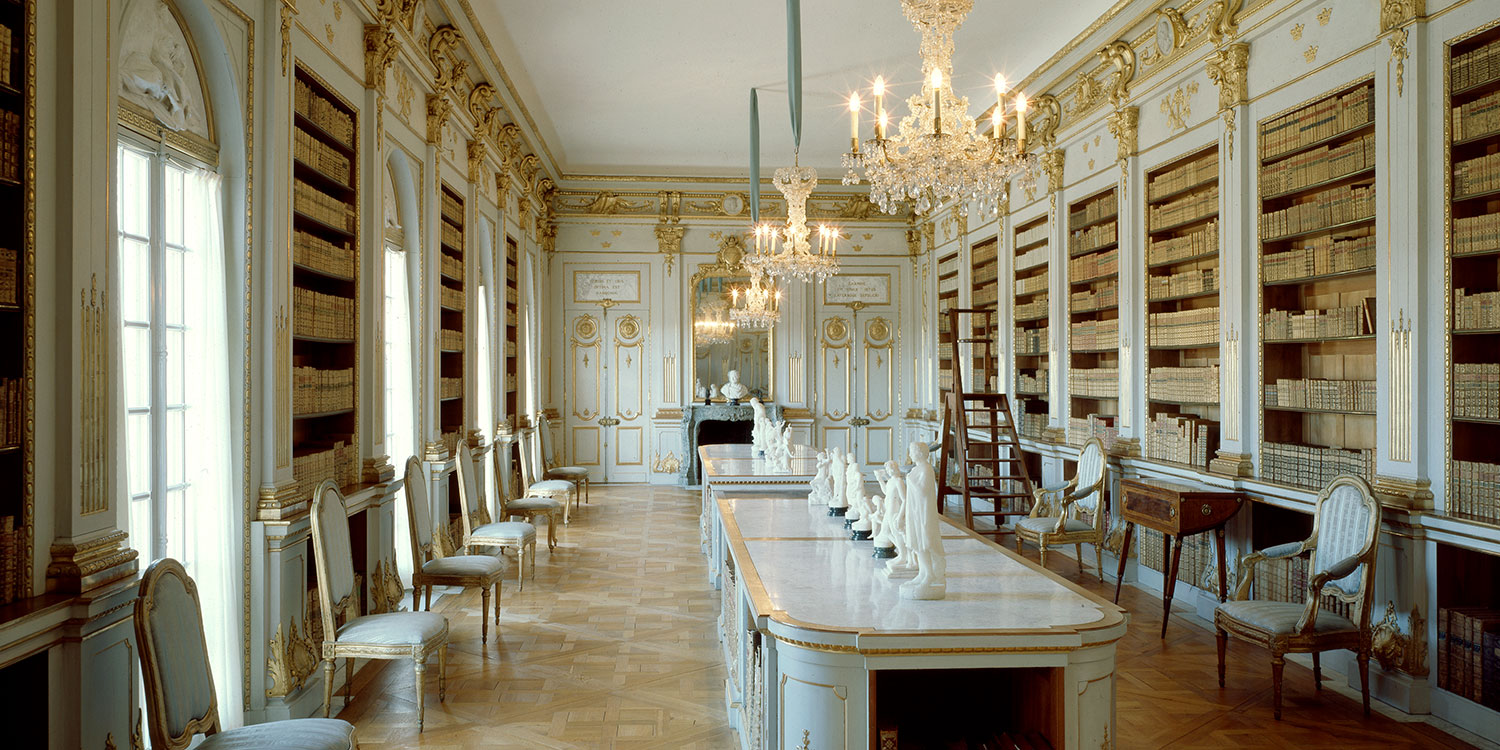Lovisa Ulrikas bibliotek Drottningholms slott rokoko