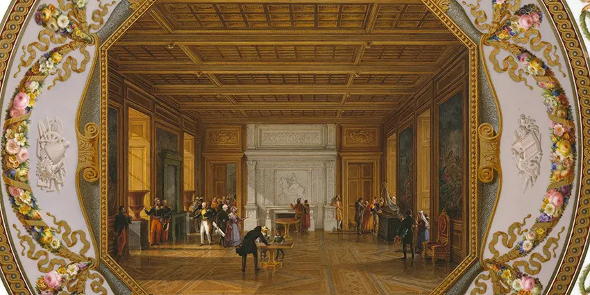 Rosendals slott bord Sèvresporslin